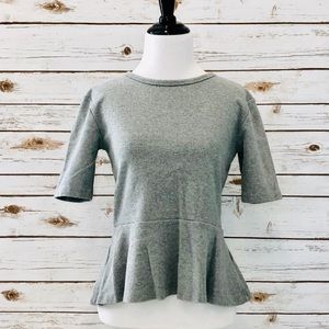 * Gap • Short Sleeve Peplum Top